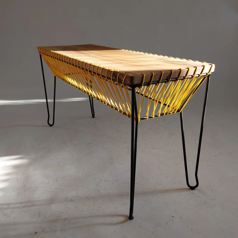 Stitched Together Bench by Punkt part of Creative Balkans: Contemporary Furniture Design.